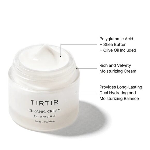 TirTir Ceramic Cream Tir-Tir 50ml Korean Skin Care Cosmetics Korea - Picture 2 of 4